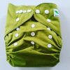 One Size Pocket luier legergroen