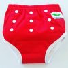 Oefenbroekje bamboe rood wit