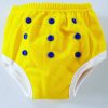 Oefenbroekje bamboe geel blauw