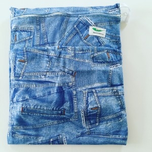 Wetbag dubbele rits jeans
