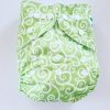 One Size Pocket luier creatief groen