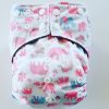 AIO One Size Pocket luier olifant roze